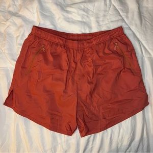NWOT Girlfriend Collective pink gazelle shorts size L